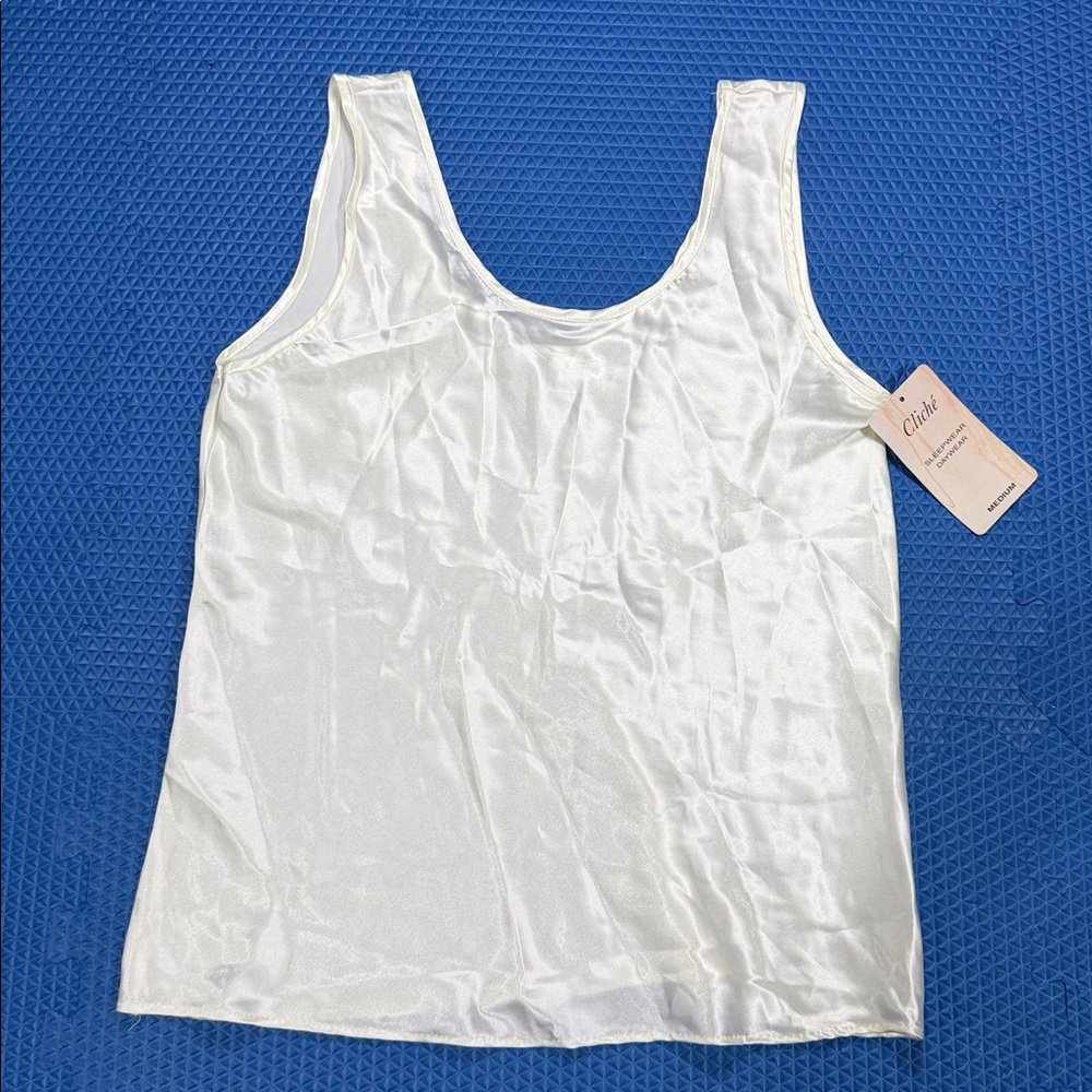 White Satin Camisole NWT